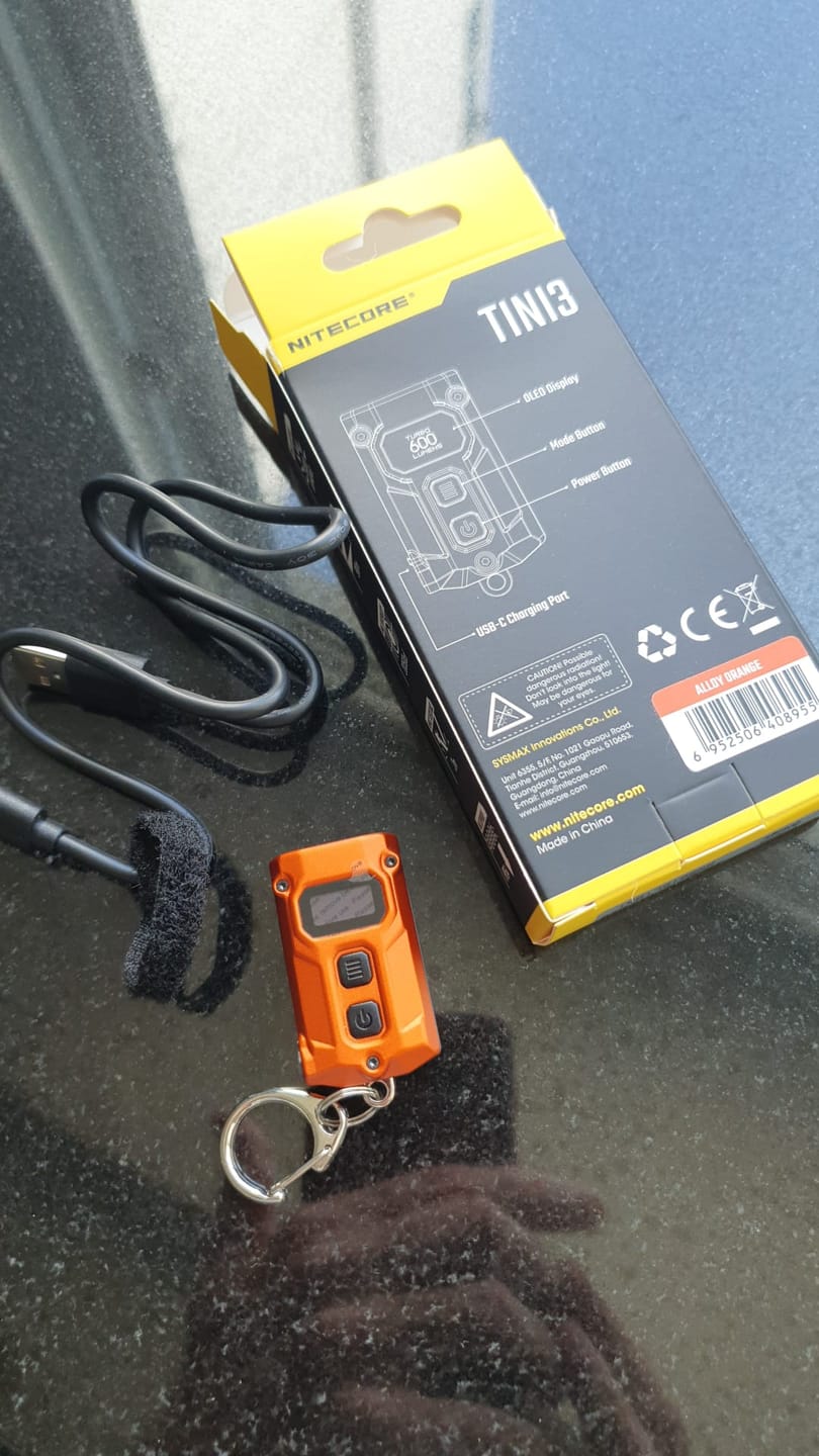 Customer photo review of TINI 3 (Orange) - 600 lumens