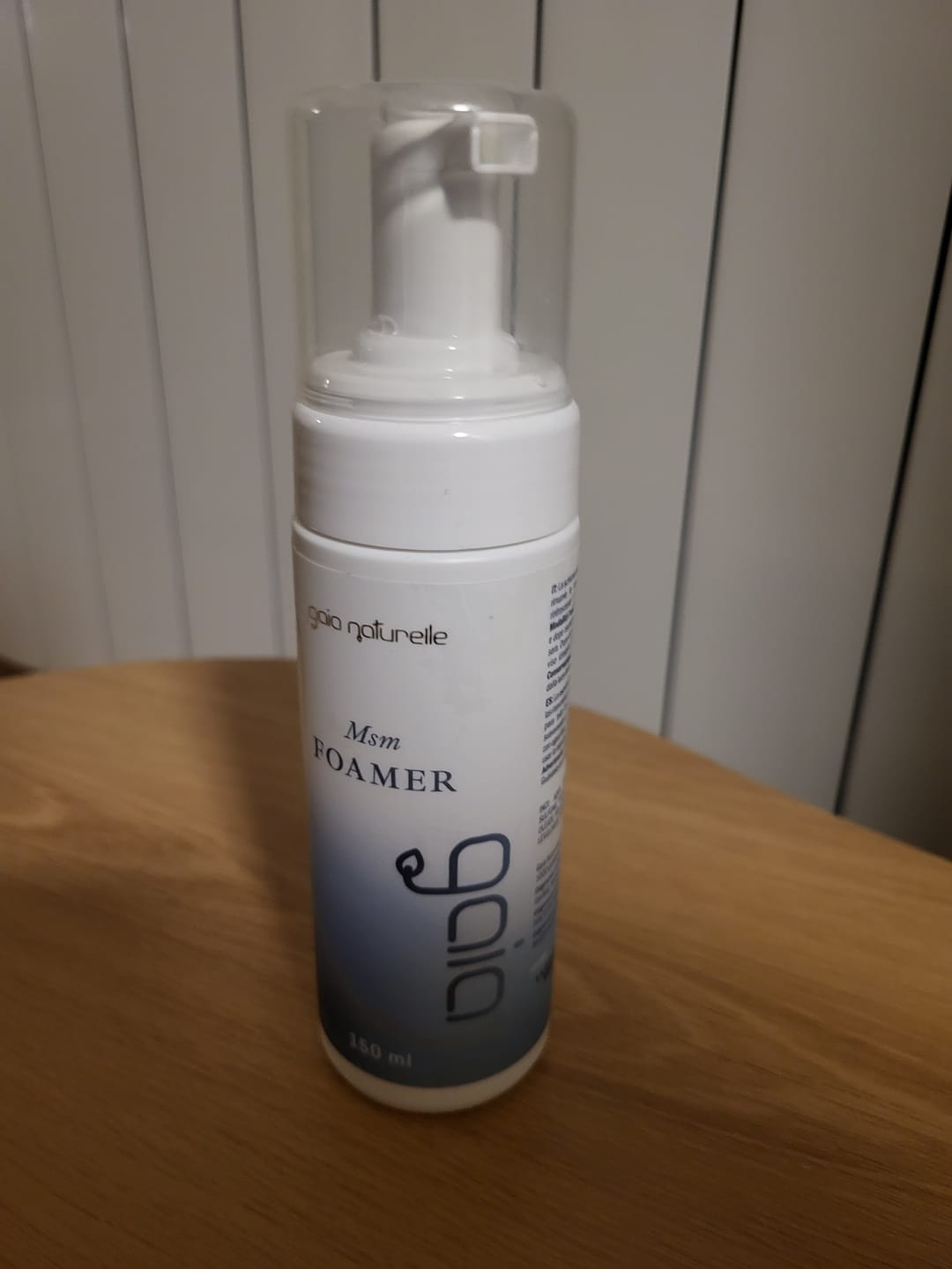 Customer photo review of MSM Foamer – pjena za pranje lica s MSM-om