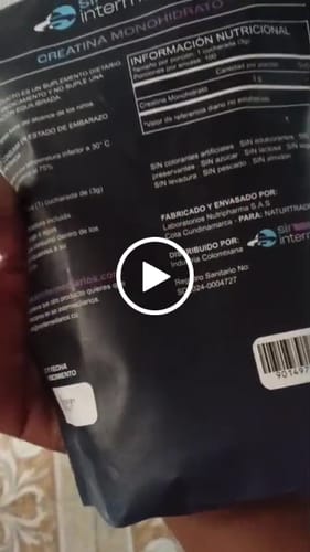 Customer video review of Creatina Monohidrato