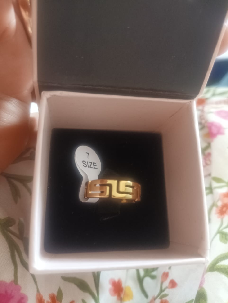 Customer photo review of Womens Style Gold Ring
