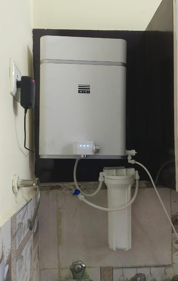 Customer photo review of FIN Mini Ultrafiltration (UF) Water Purifier
