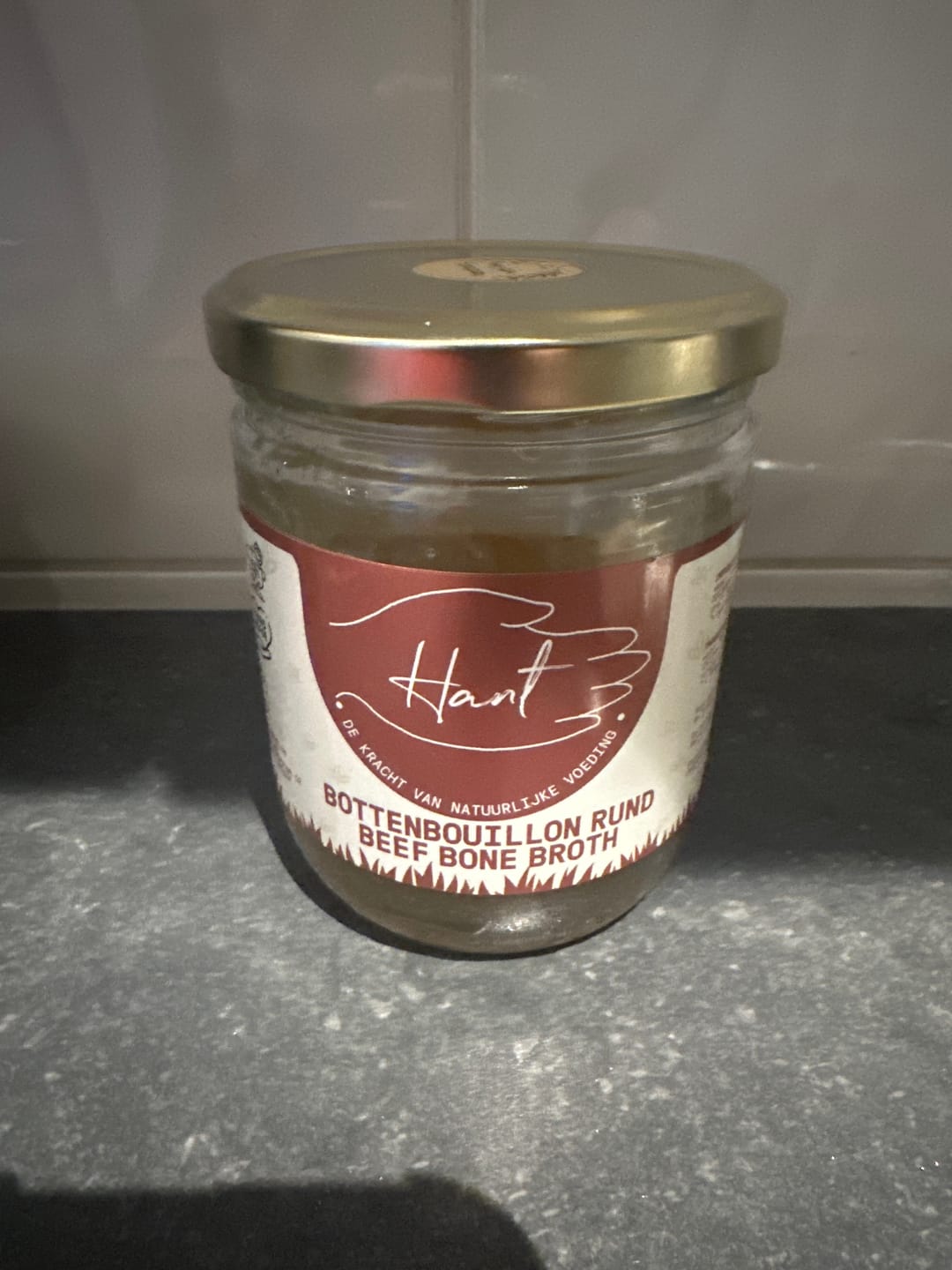 Customer photo review of Bottenbouillon - Rund - Bone Broth - Halal - Collageen - 400mL