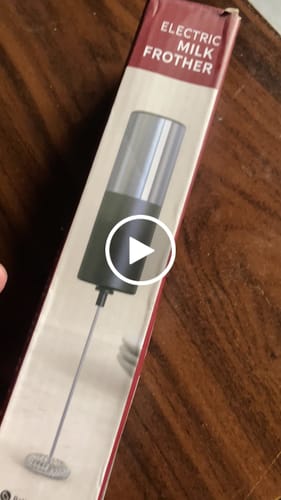 Customer video review of Electric Frother