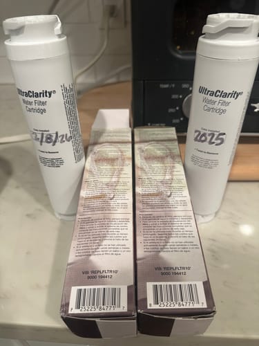 Customer photo review of BOSCH / Cuno 9000 077104 UltraClarity REPLFLTR10 Refrigerator Water Filter