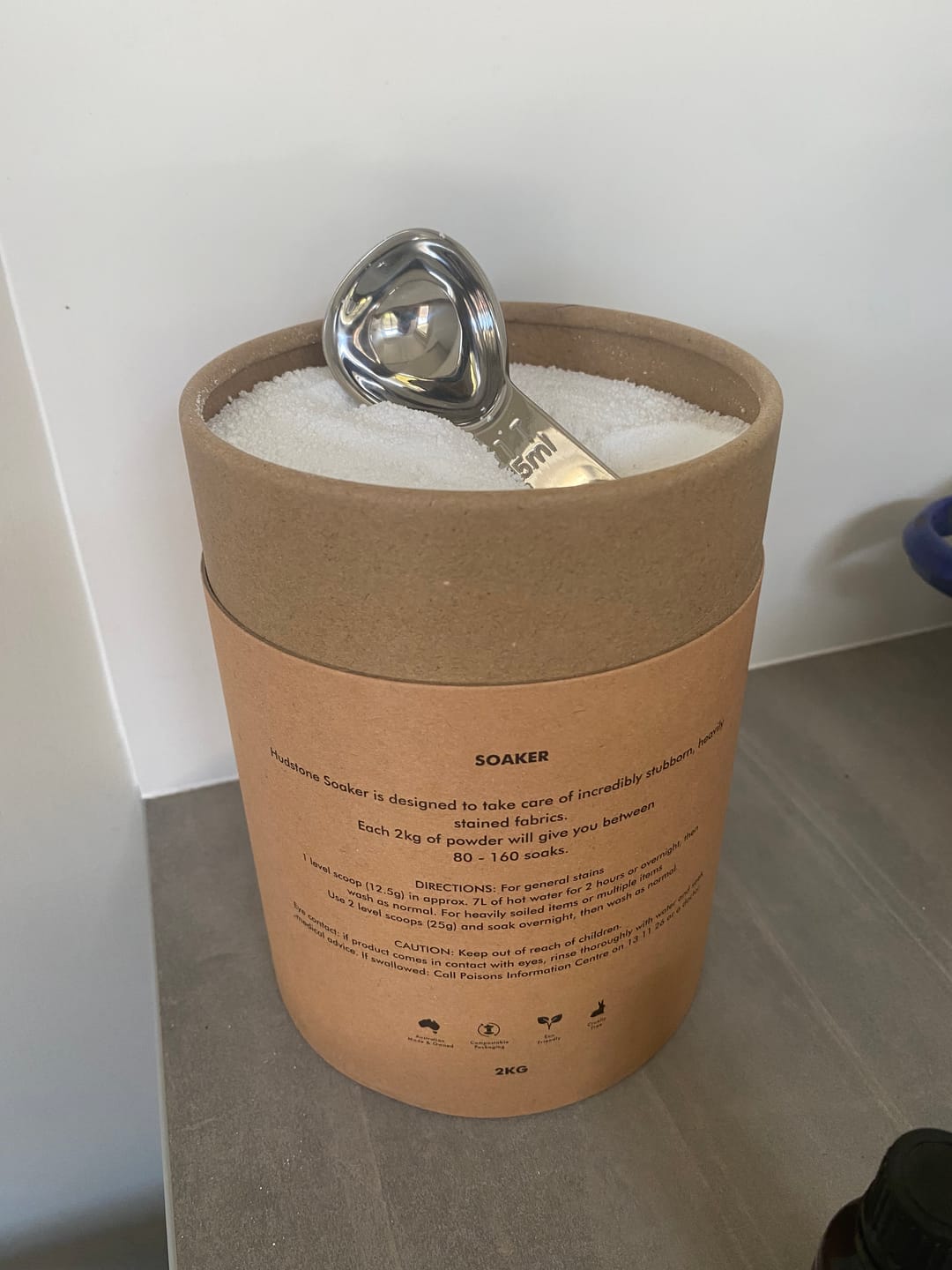 Customer photo review of Stainless Steel Laundry Powder Scoop