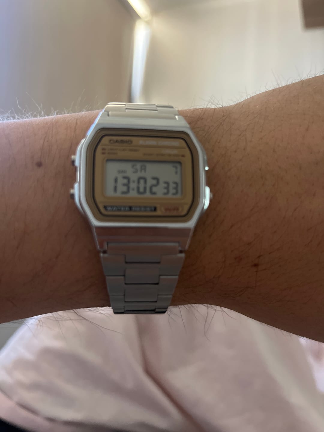 Customer photo review of Reloj Casio Vintage A158WEA-9EF Plateado [EXCLUSIVO]