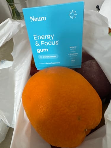 Customer photo review of Energy & Focus Gum