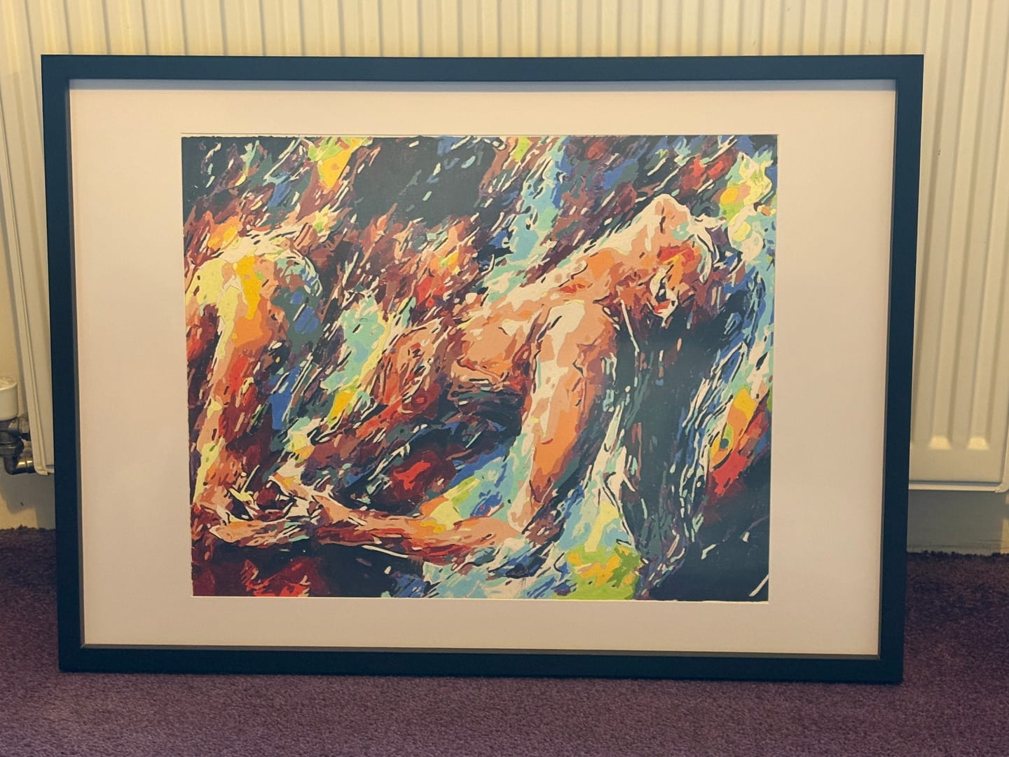 Customer photo review of Two Lovers | Paint by Numbers
