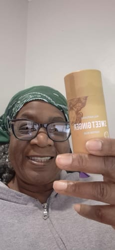 Customer photo review of Sweet Ginger Vapor Rub Stick