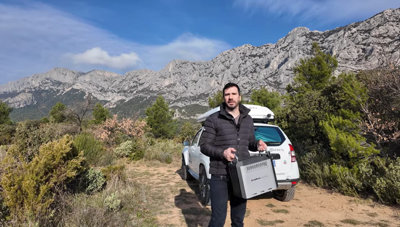 Customer photo review of Nano 3 Pro Portable Gas Hot Water System Camping and Off-Grid Shower