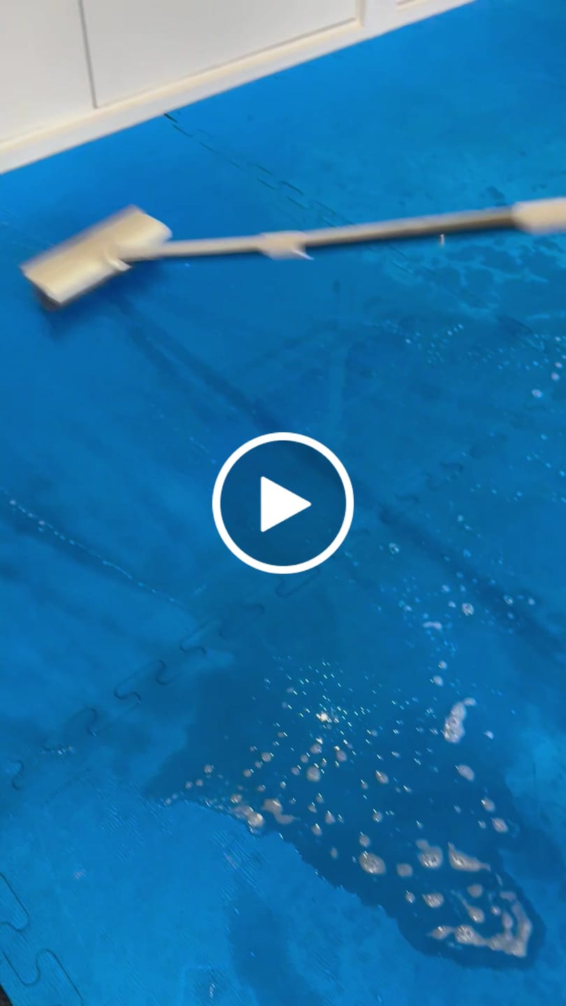 Customer video review of Magic Floor Scrubbing Brush