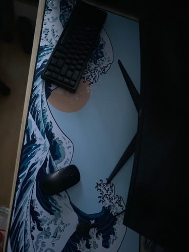 Customer photo review of Great Wave | Mousepad