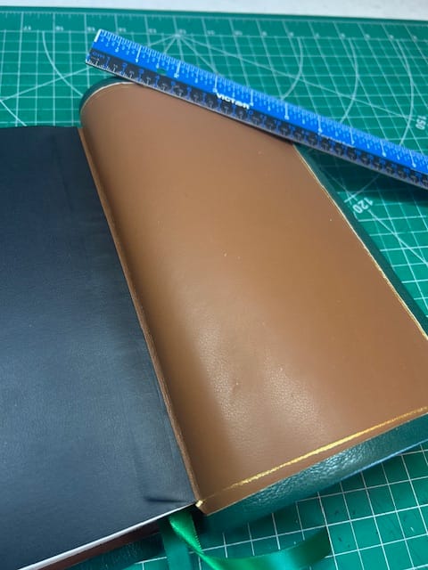 Customer photo review of Drum Dyed Lamb Nappa, 1.5 Oz | 100+ Colors