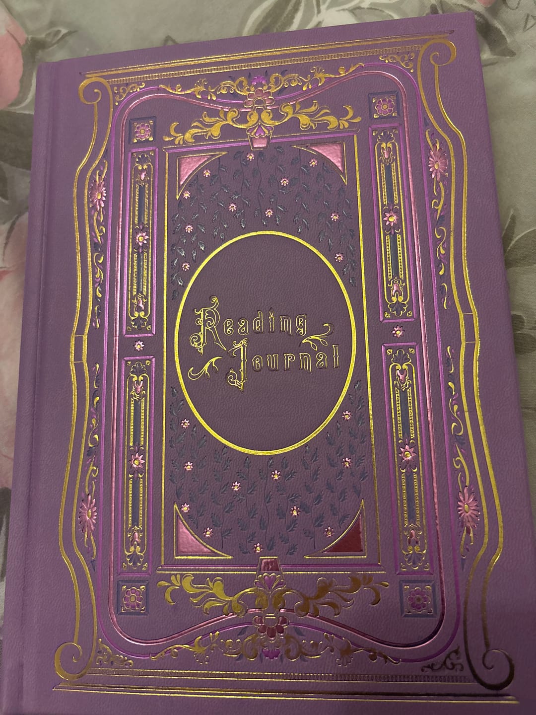 Customer photo review of Reading Journal - Wisteria