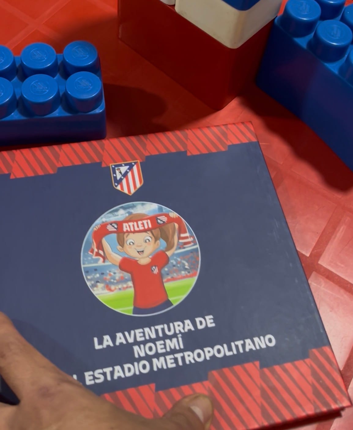 Customer photo review of Atlético de Madrid Personalised Book