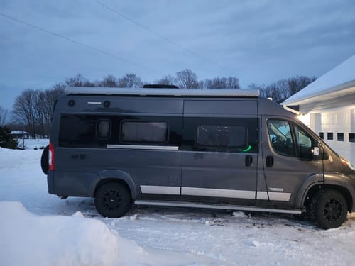 Customer photo review of Promaster Travato - Slider Window Zipper Shade Series