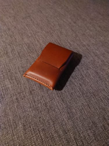 Customer photo review of Slimmad plånbok i äkta läder