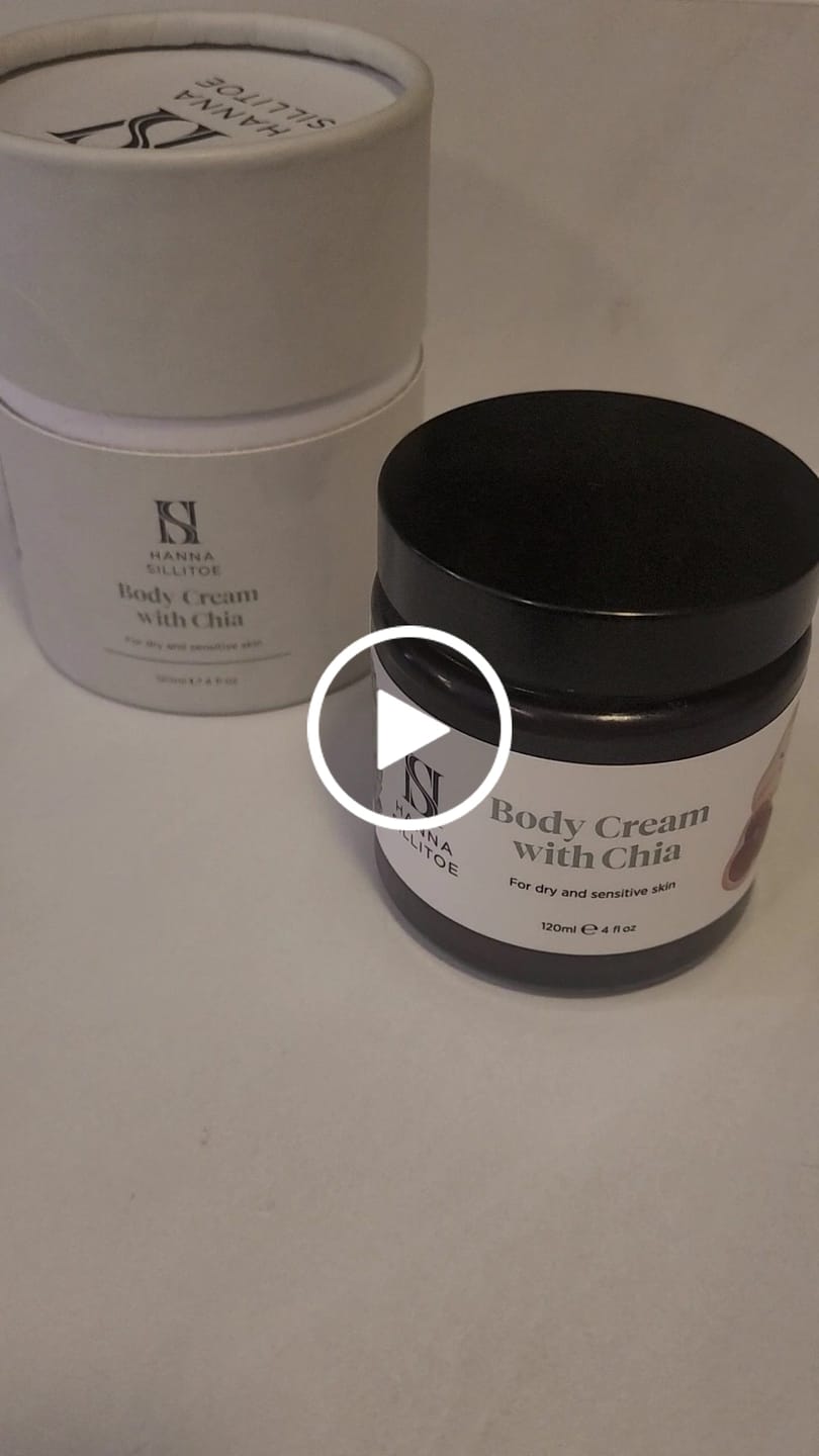 Customer video review of Body Cream with Chia Seed Oil