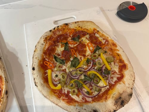 Customer photo review of Sourdough Pizza Bases