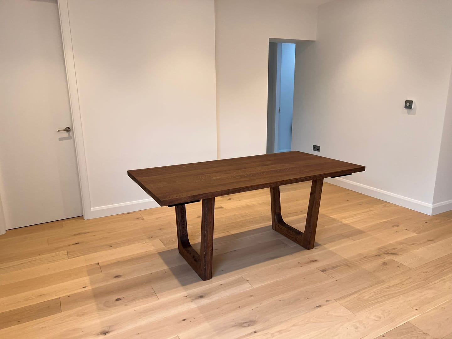 Customer photo review of Lilian Extendable Oak Dining Table