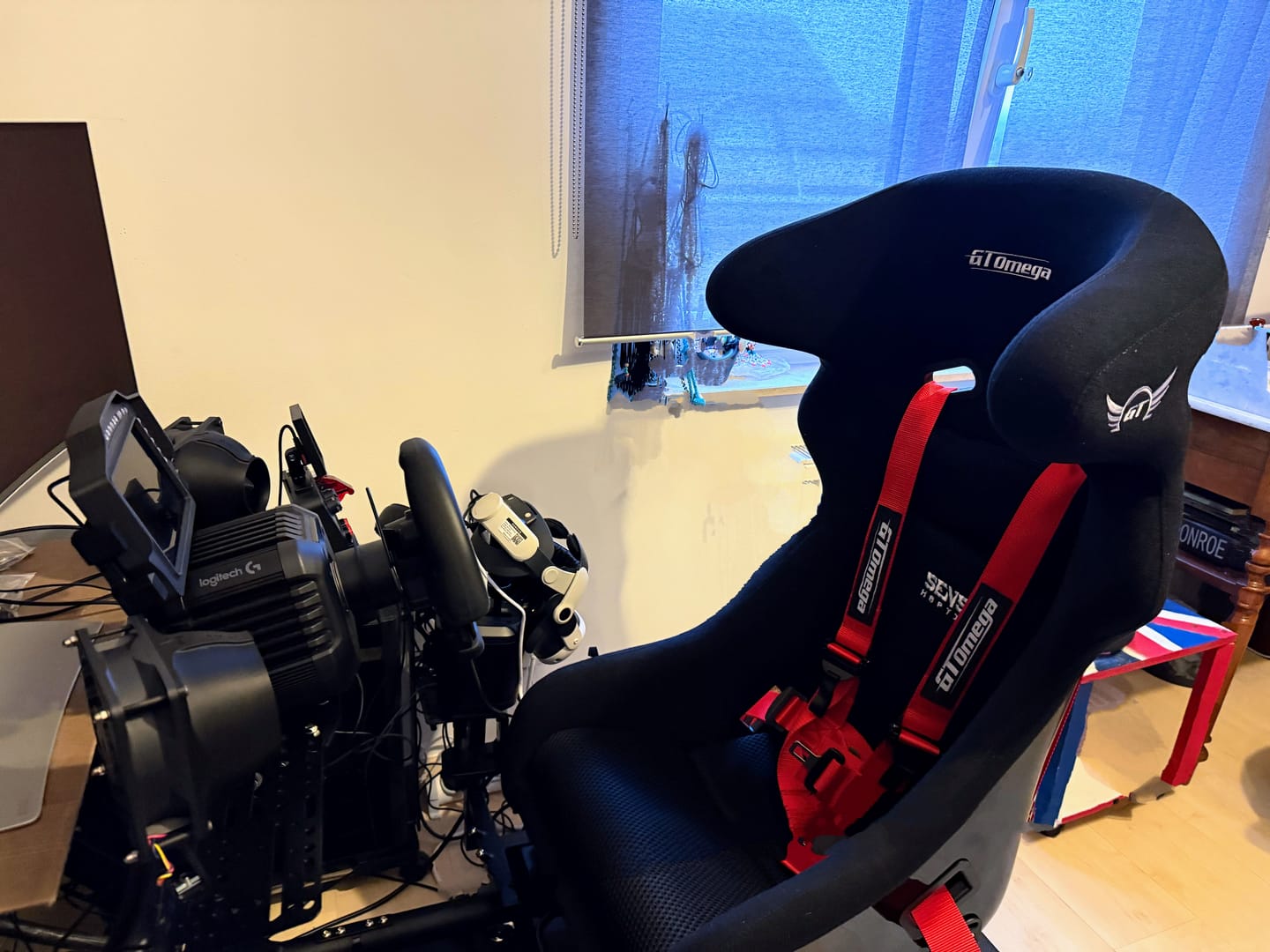 Customer photo review of 4-Point Racing Harness - Red