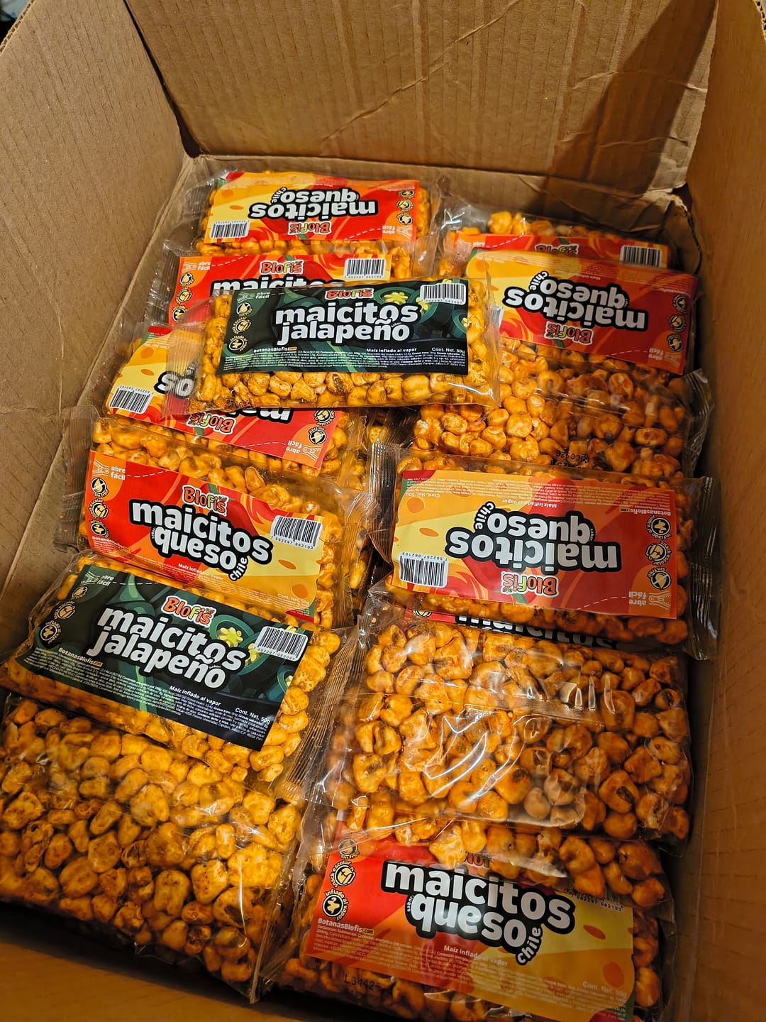 Customer photo review of Maicitos Inflados 50 g - Botanas para Vender