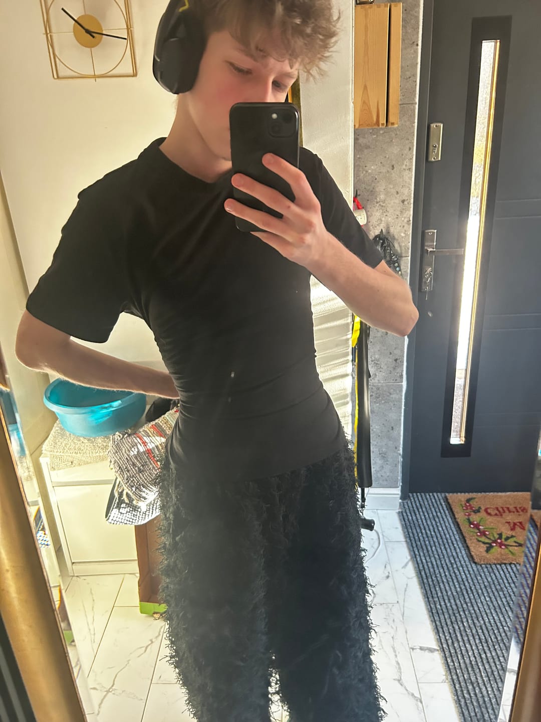 Customer photo review of LESHIY PANTS BLACK