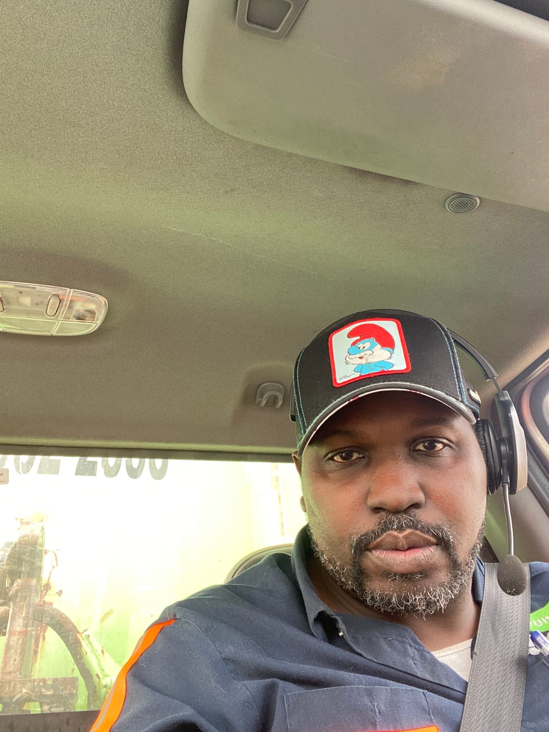 Customer photo review of OVERLORD X Smurfs: Papa Smurf Trucker Cap