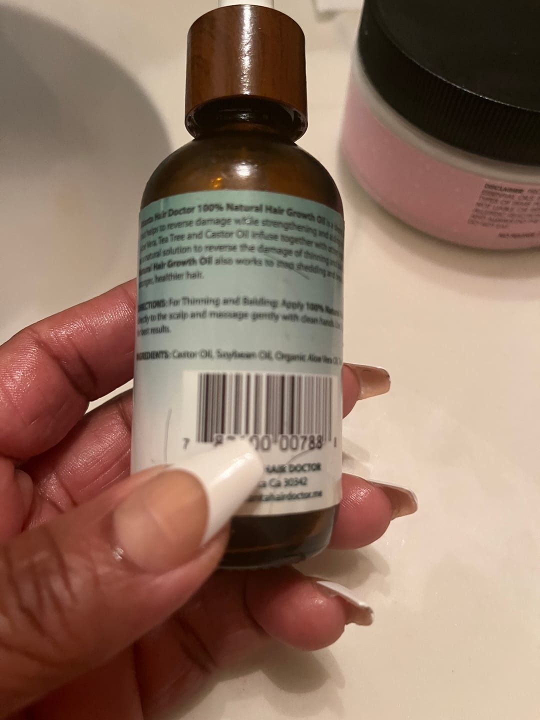 Customer photo review of COMPLETE HAIR RESTORATION & GROWTH SYSTEM