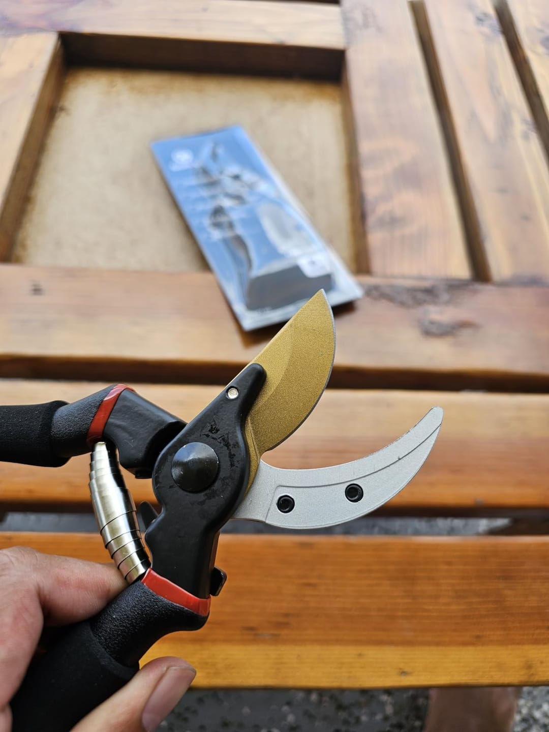 Customer photo review of Professional Bypass Pruning Shears 8.5 Inch – Sharp & Ergonomic