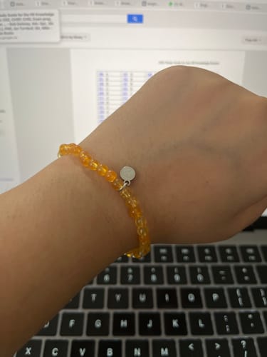 Customer photo review of Citrine Bracelet Mini