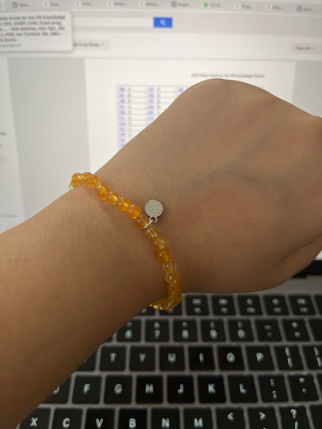 Customer photo review of Citrine Bracelet Mini