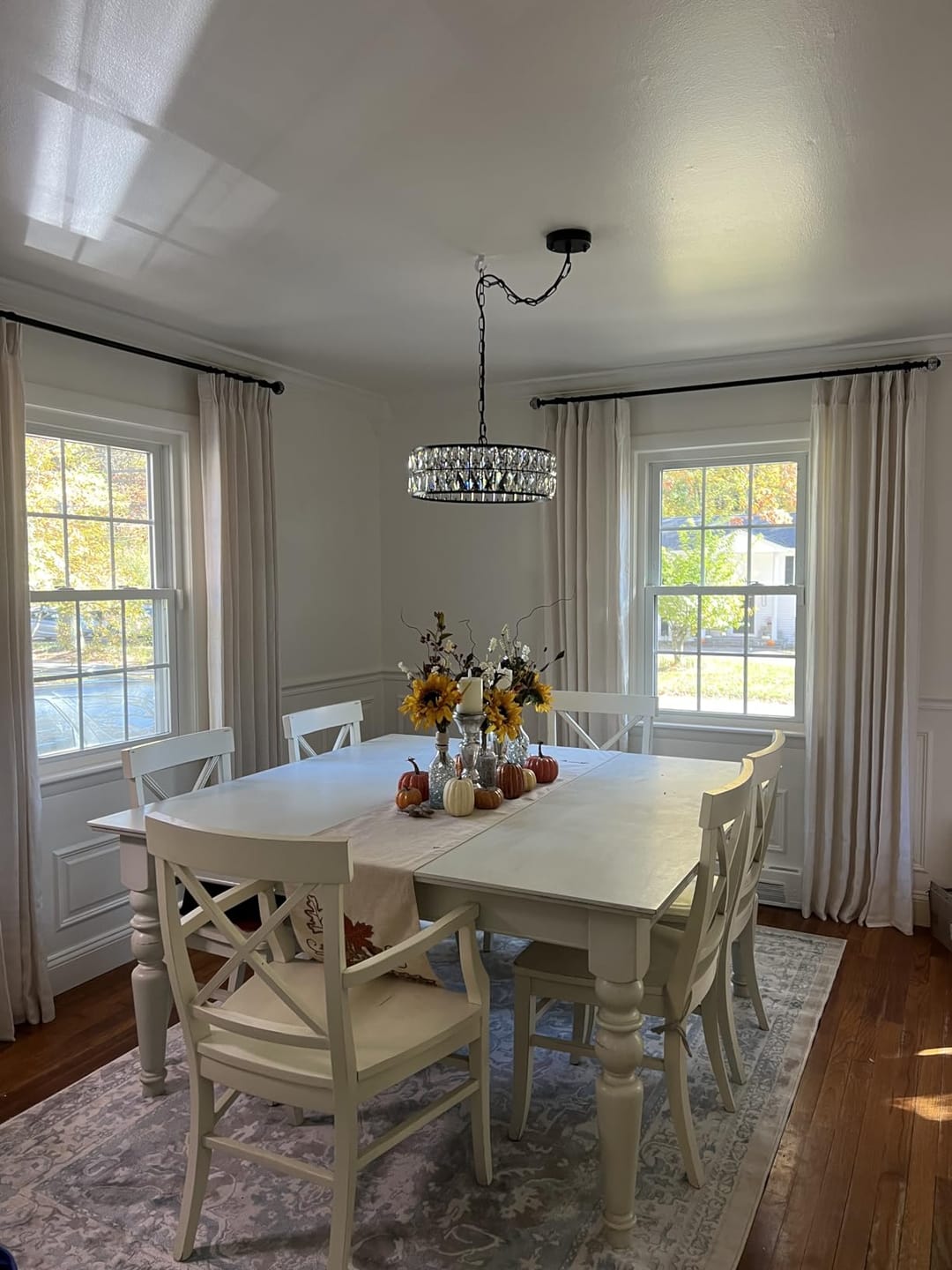 Customer photo review of Zen Warm Brown Linen Curtains