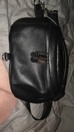 Customer photo review of Sac Banane Cuir - Barbara