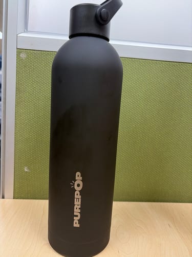 Customer photo review of Core Series Flask | Onyx Black