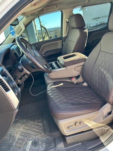 Customer photo review of Premium Custom-Fit Seat Covers