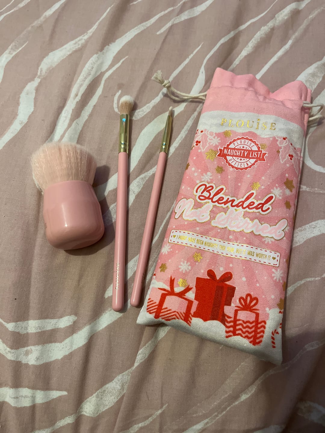 Customer photo review of P.Louise Christmas Brush Trio