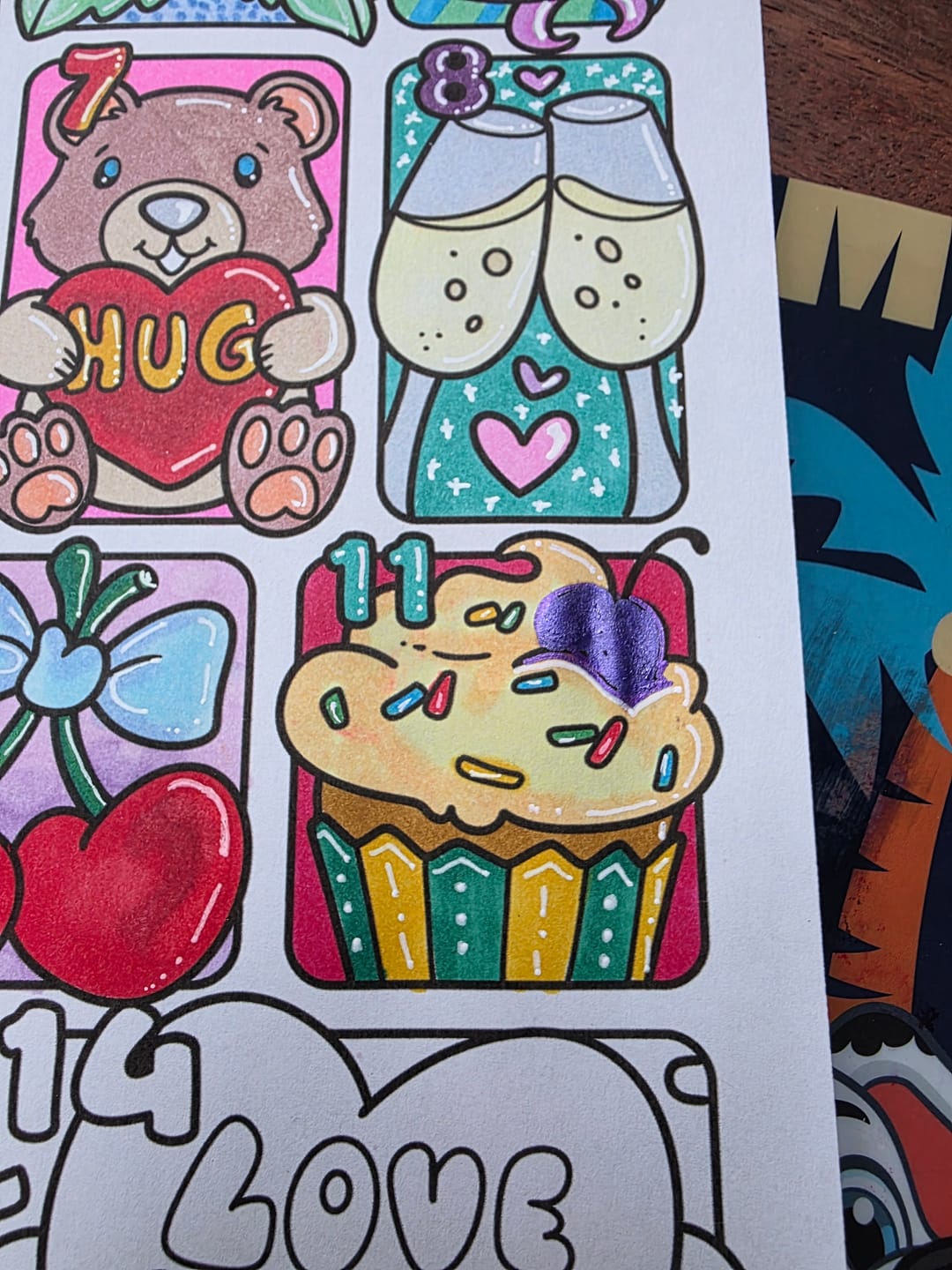 Customer photo review of Ohuhu Honolulu 24 Basic Colors Dual Tips Alcohol Art Markers