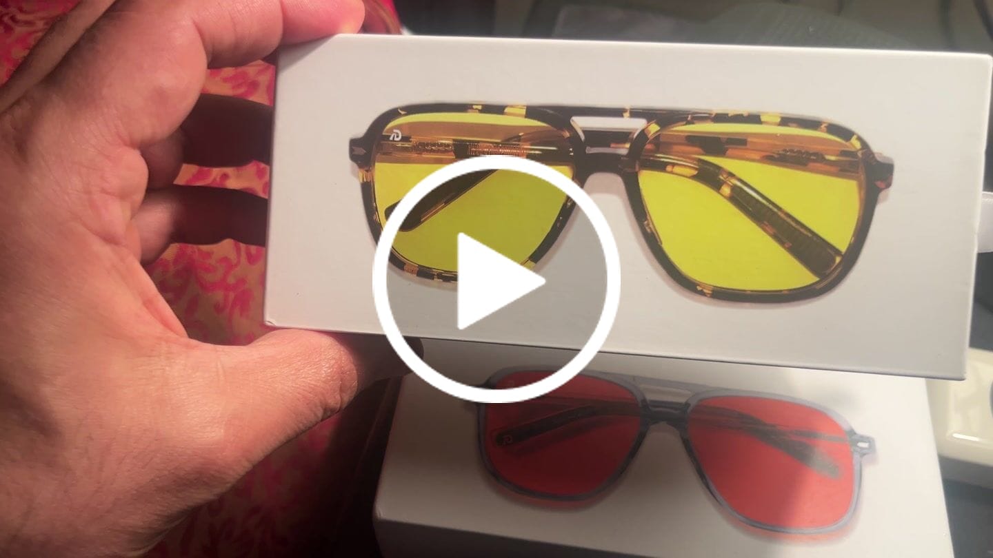 Customer video review of Blue Light Glasses