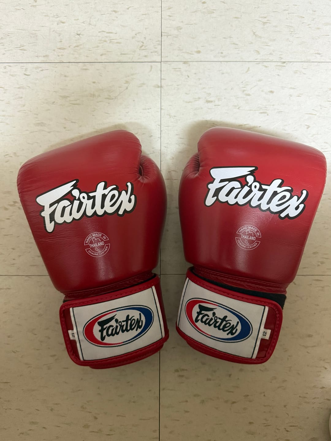 Customer photo review of Fairtex BGV1 Muay Thai Boxing Glove - Solid Colors
