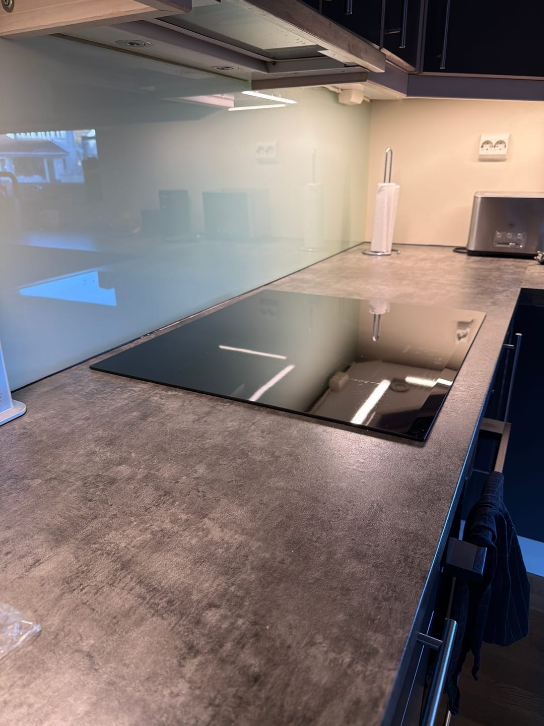 Customer photo review of Premium Limewash antrasitt kontaktplast