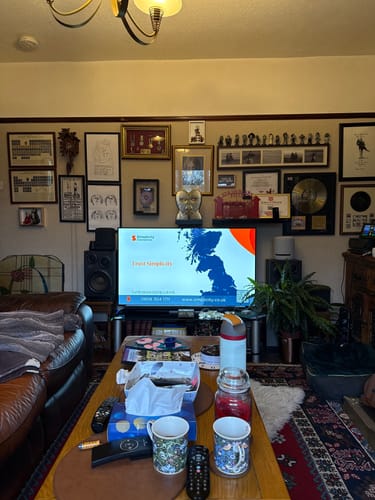 Customer photo review of M1 Music Frame CD Player