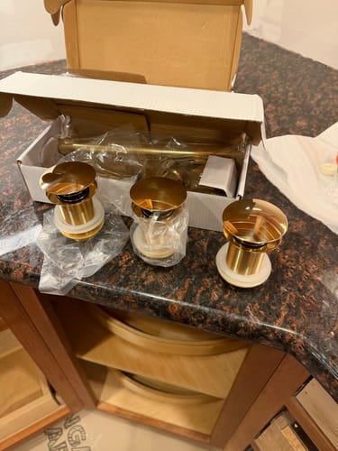 Customer photo review of LuxeBrass P-Trap