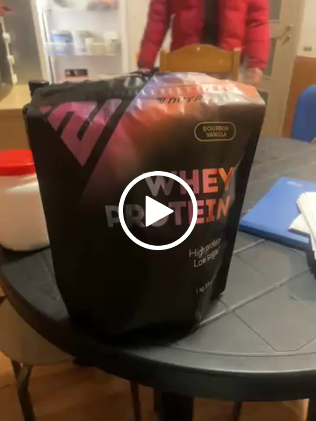 Customer video review of Whey Protein pulveris (1 kg)