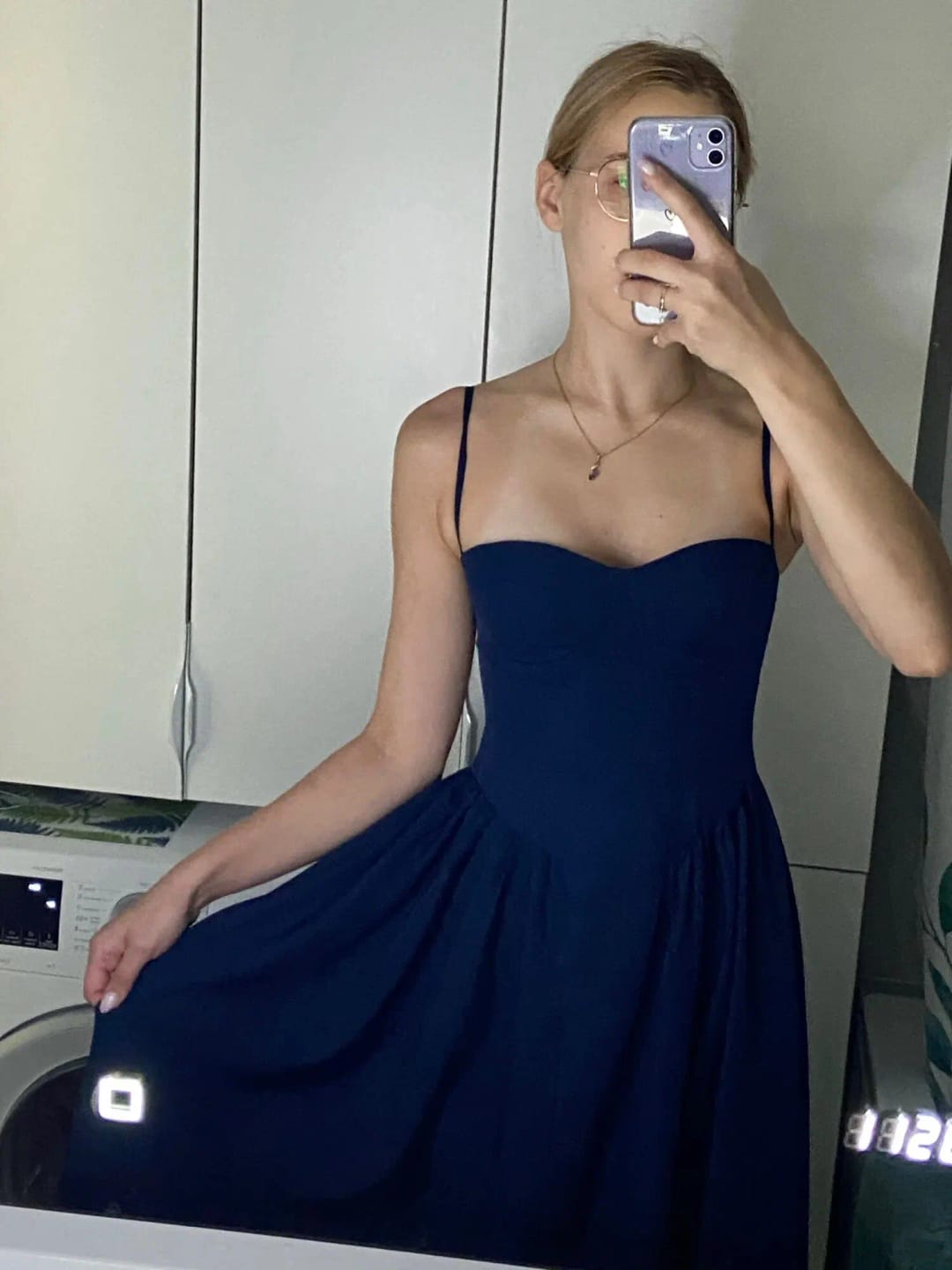 Customer photo review of Annika Sleeveless Strap Midi Dress