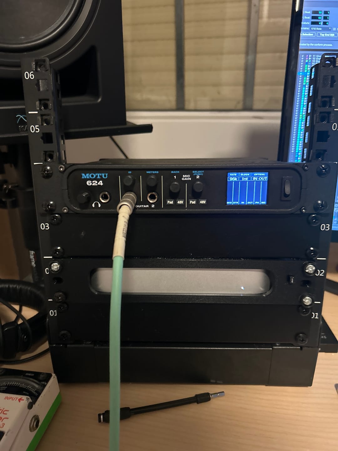 Customer photo review of Rack mount for Mac Mini (10-Inch)