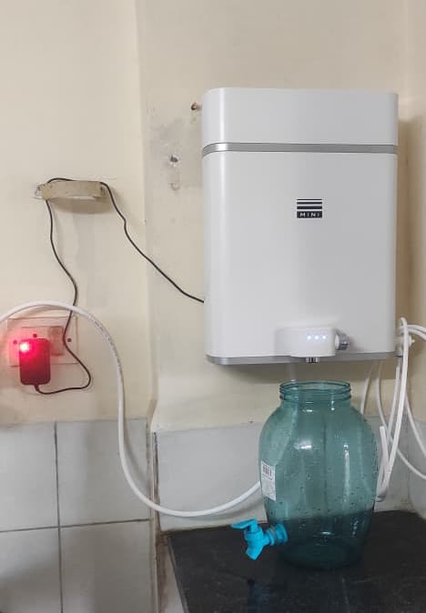 Customer photo review of FIN Mini Ultrafiltration (UF) Water Purifier