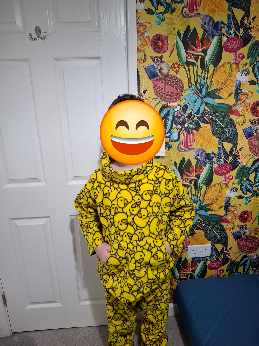 Customer photo review of Yellow Ducks Anti Pill Polar Fleece Fabric
