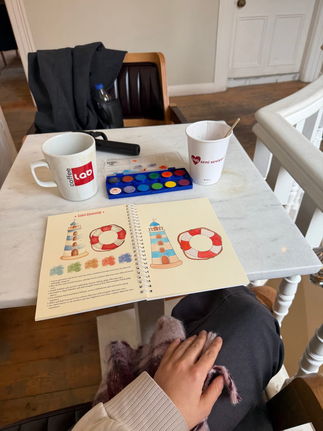 Customer photo review of Rehberli Sulu Boya Boyama Kitapları