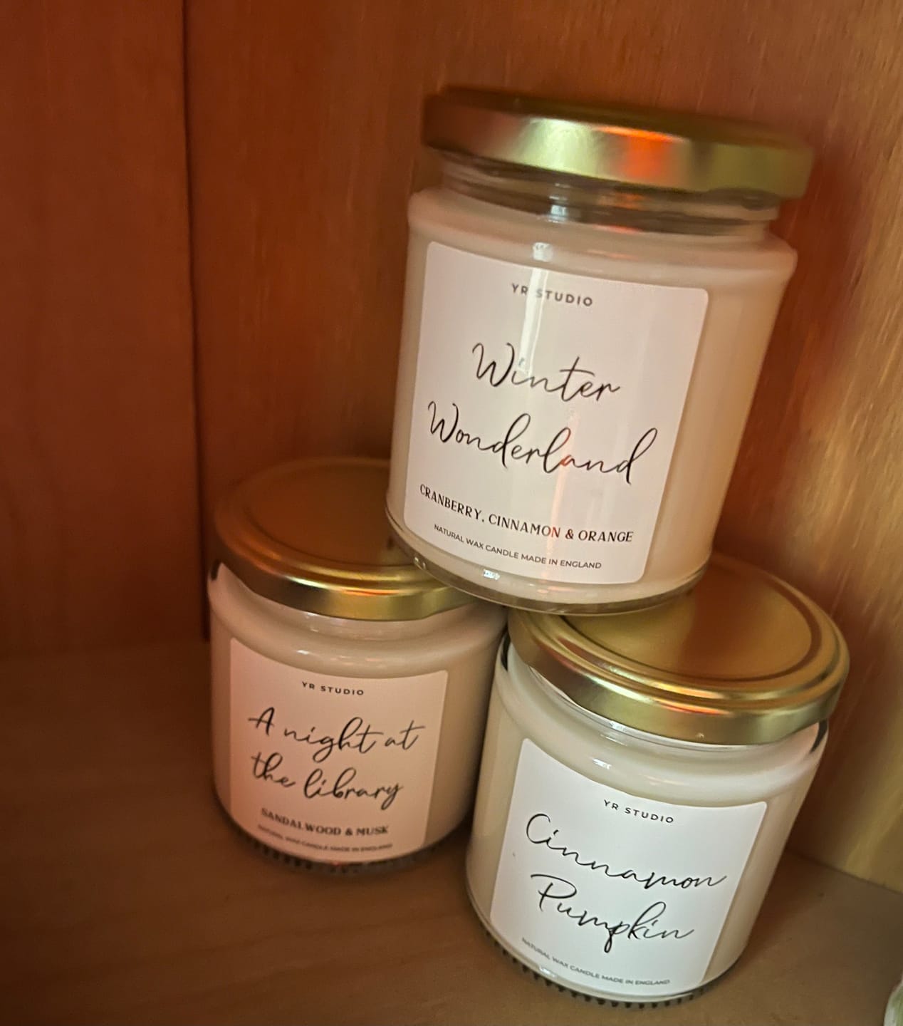 Customer photo review of Cinnamon Pumpkin Candle